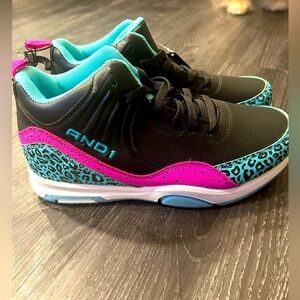 AND1 Little & Big Girl Athletic Fierce Basketball Sneaker, Size 6-NWT-Never Worn